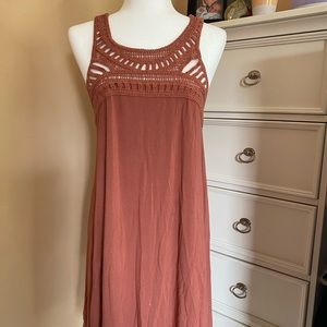 Burnt Orange Fall Dress from Garage